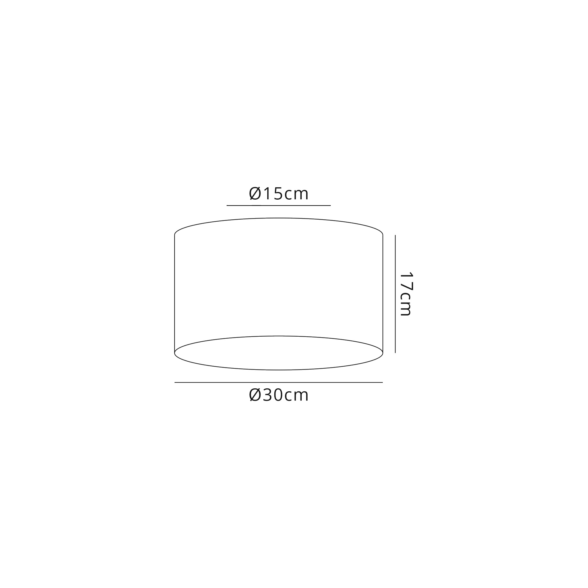 Baymont 30cm Flush 3 Light DK0605  Deco Baymont